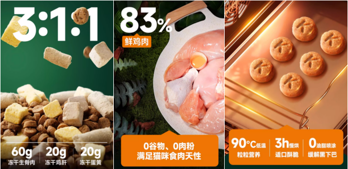科学换粮攻略凯锐思全价三拼冻干烘焙猫粮(图3)
